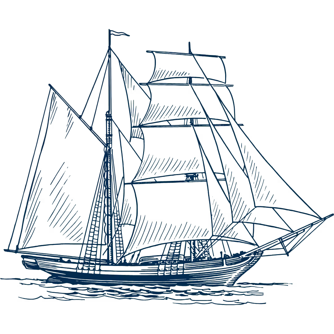 Illustration d’un bateau naviguant sur les vagues