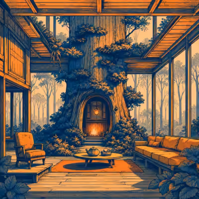 Celui perch&eacute; dans les arbres.