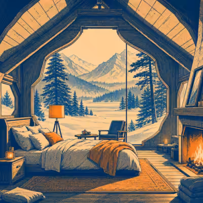 Celui nich&eacute; au creux de la montagne.